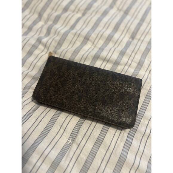 Michael Kors Signature Hamilton Continental Wallet Large MK Logo - Picture 5 of 12